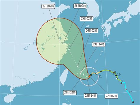 颱風烟花龜速移動仍有增強趨勢 8縣市豪大雨特報 生活 重點新聞 中央社 Cna