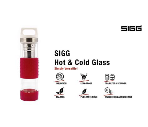 Termos Szklany Sigg Wmb Z Zaparzaczem Hot Cold Glass Ml Bia Y
