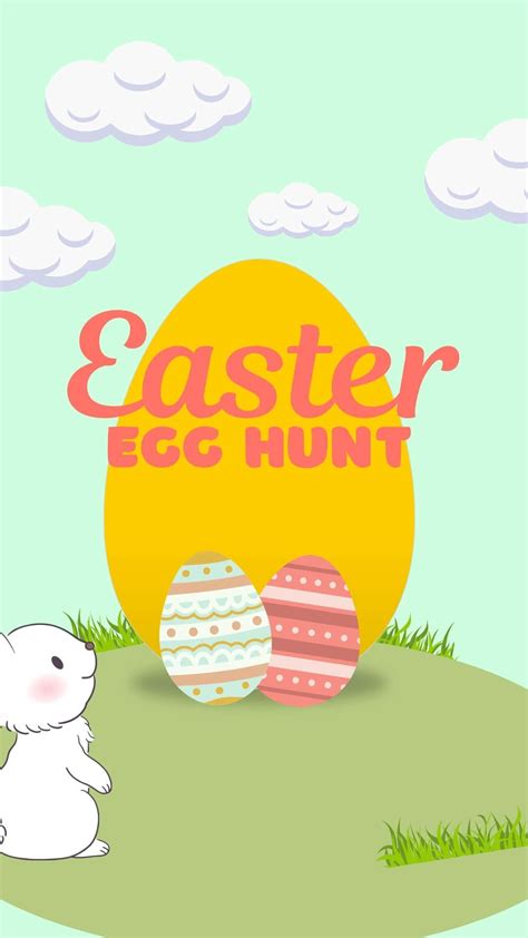 Download Easter Egg Hunt Poster Background