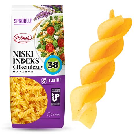 Makaron Fussili 250g Niski Ig 38 dla Diabetyków Niska cena na Allegro pl