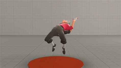 Scout Backflip Animation Test Day 4 Of Sfm Animation Youtube