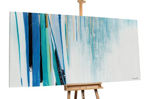 Dipinto A Olio Waterfall Colours Ordinare KunstLoft