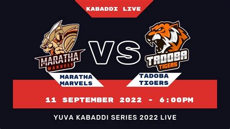 Yuva Kabaddi Mansoon Series 2022 Live Today Match Panchala Pride Vs