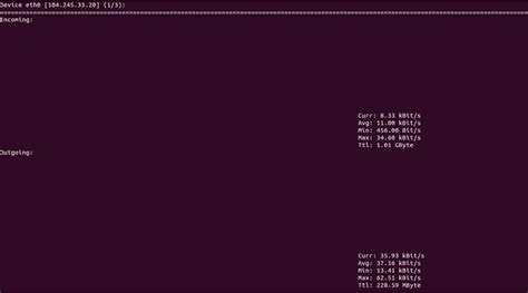 Comment surveiller l utilisation du réseau avec nload sous Linux