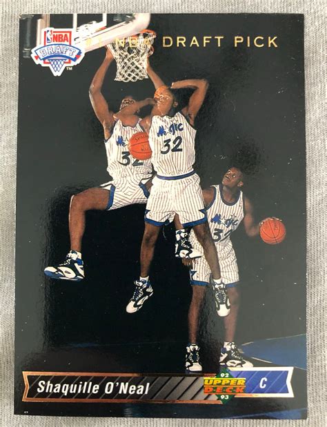 Upper Deck 92 93 Shaquille O Neal 1 Etsy