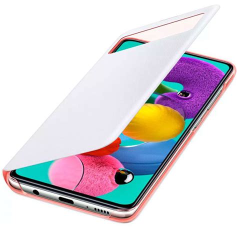 Чехол Samsung для Galaxy A51 S View Wallet Cover (EF-EA515PWEGRU) White ...