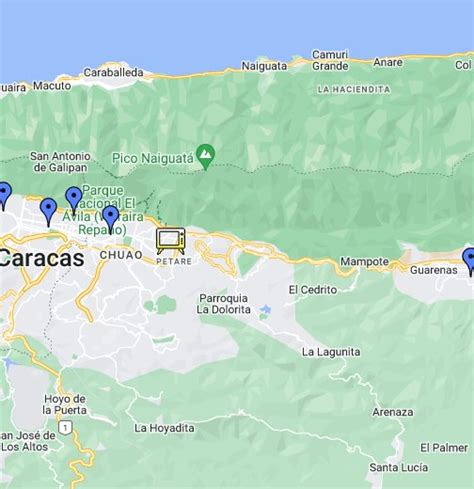 Caracas - Google My Maps