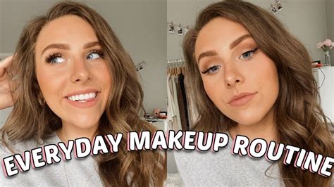 Current Everyday Makeup Routine 2021 False Lash Tutorial Youtube