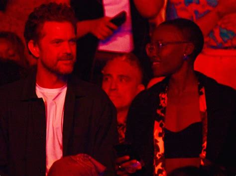 Joshua Jackson Attends Janelle Monáe Concert With Lupita Nyongo And