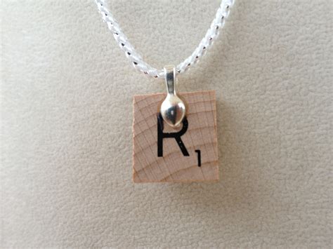 Scrabble Tile Pendant Necklace Happy Birthday Knotjustknots Online