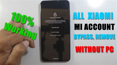 How To Bypass Mi Account On Xiaomi Phones Without A Pc Youtube