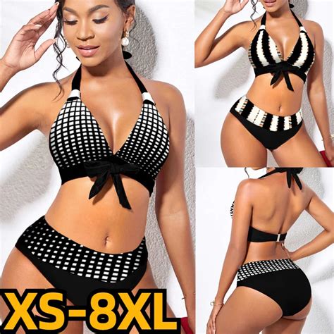 Summer Women Sexy Bikini Swimwear Women High Waist Bikinis Set