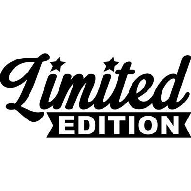 Наклейка limited edition (49 фото)
