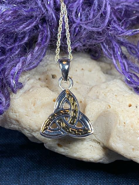 Trinity Knot Necklace Celtic Necklace Celtic Knot Pendant Friendship