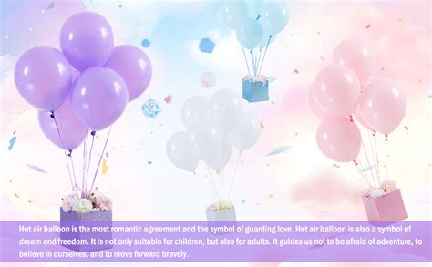 Amazon Set Purple Hot Air Balloons Table Centerpieces Decorations For Baby Shower Girls