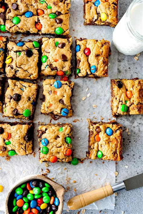 Monster Cookie Bars Easy Two Peas And Their Pod