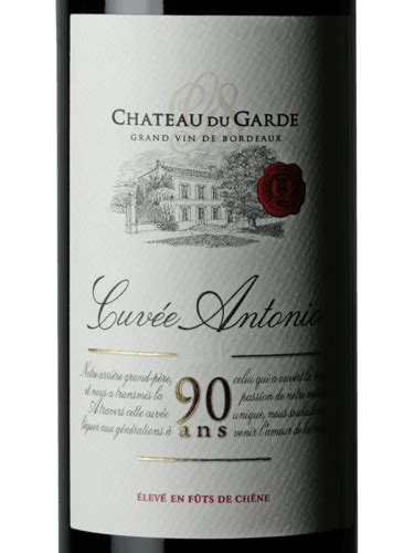 Ch Teau Du Garde Cuv E Antonio Vivino Us