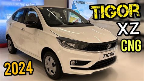 Tata Tigor XZ CNG 2024 Model Review Tigor XZ CNG Mid Model YouTube