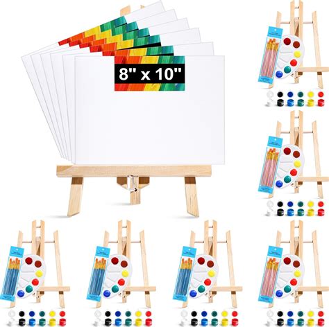 Amazon Pcs Acrylic Painting Set With Easels Wood Easels