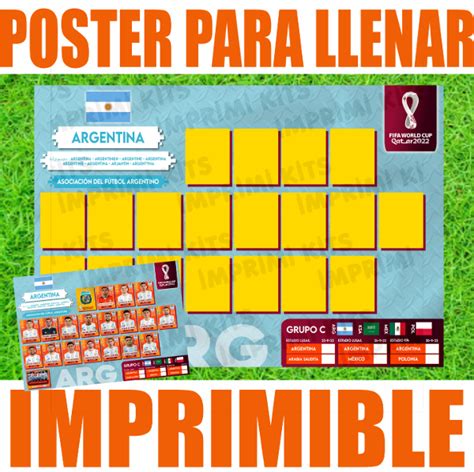 Kit Imprimible Completo Mundial Qatar Figuritas Fixture Imprimikits