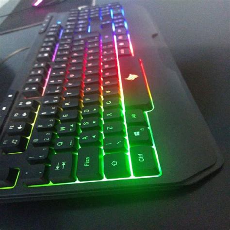 Teclado Gamer Pichau Rgb Semi Novo Abnt2 Preto Em Rio De Janeiro