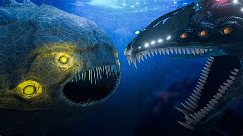 The Bloop Vs Gargantuan Leviathan In Subnautica Below Zero YouTube