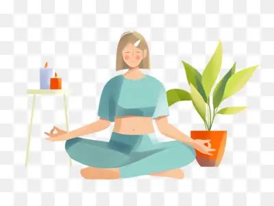 Garden Meditation Day Meditation Yoga Lotus Pose Mindfulness