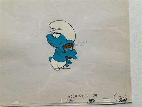 The Smurfs Production Cel Of Smurf Catawiki