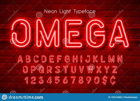 Alfabeto De La Luz De Ne N 3d Fuente Que Brilla Intensamente Adicional