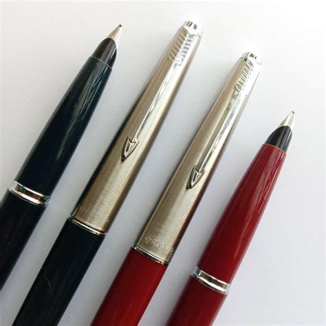 NOS PARKER 45 Fountain Pen — Midnight Blue / Burgundy — Made in UK ...