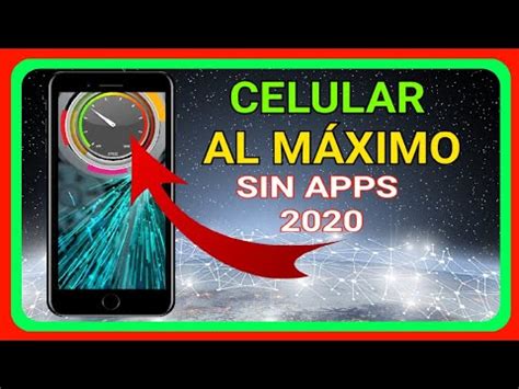 CÓMO hacer RÁPIDO mi CELULAR sin APPS ACELERAR mi CELULAR ANDROID al