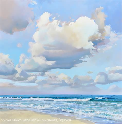 On Cloud Nine Beach Seascape Pj Cook Gallery Of Original Fine Art