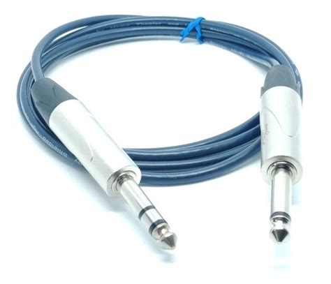 Cable De Linea Guitarra Mono A Estereo Plug 1 4 Ts Trs 3mts Cuotas