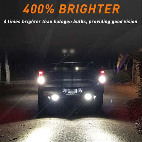 X Led Drl Driving Daytime Running Light Bulbs Smd