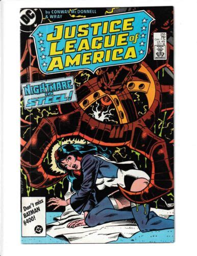 Justice League Of America 255 Dc Comics 1986 Ebay