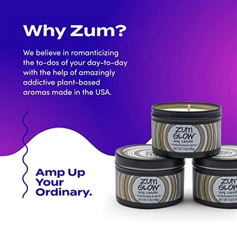 Zum Glow Soy Candle Frankincense And Myrrh Oz Pack Pricepulse