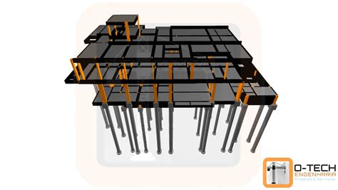 Projeto Estrutural Residencial Alto Padr O O Tech Engenharia