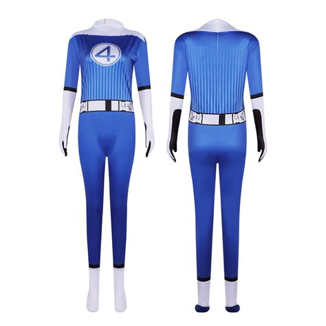 Gottsw Fantastic Four Invisible Woman Costume, Fantastic Four Onesies