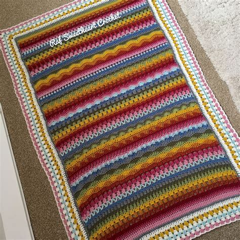 Ravelry Tooty Stripey Blanket By Tina S Allsorts Baby Blanket