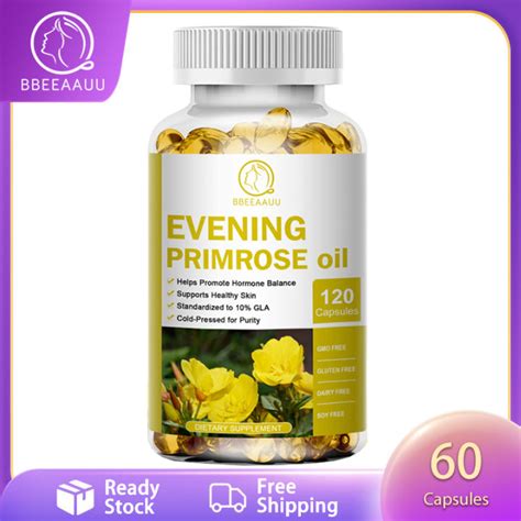 Bbeeaauu Evening Primrose Oil Capsules 400mg Standardized To 10 Gla