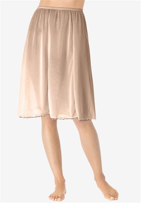 Plus Size Panel Half Slip For Dresses Nude Half Slip Plus Size Women Women