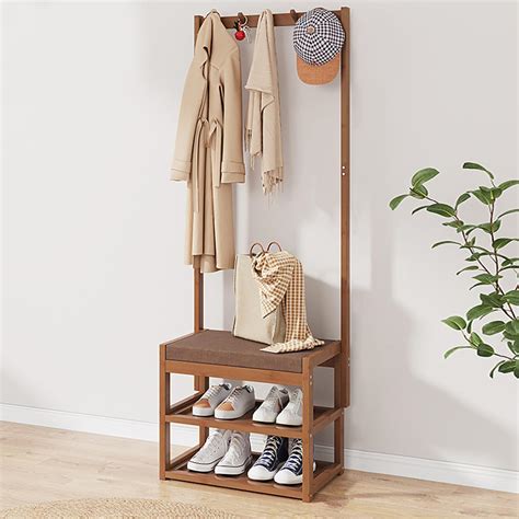 Amazon Gosider Coat Rack Hall Tree With Shoe Bench For Entryway