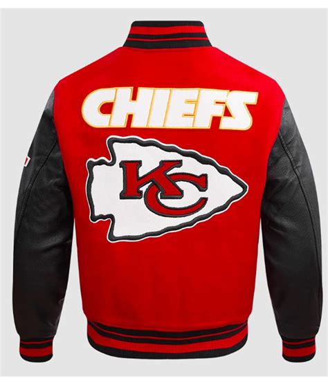 Retro Classic Rib Kansas City Chiefs Varsity Jacket