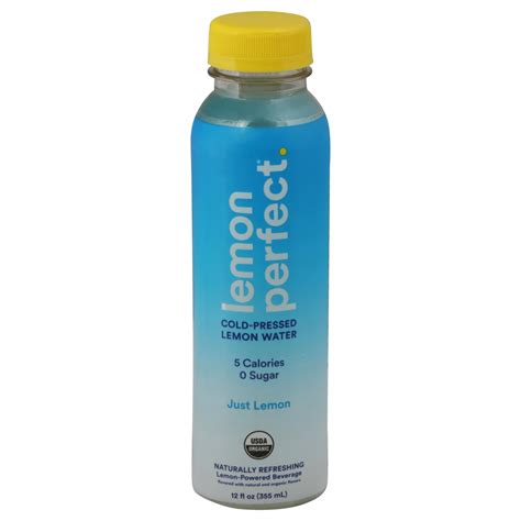 Lemon Perfect Organic Just Lemon Cold Pressed Lemon Water 12 Fl Oz Shipt