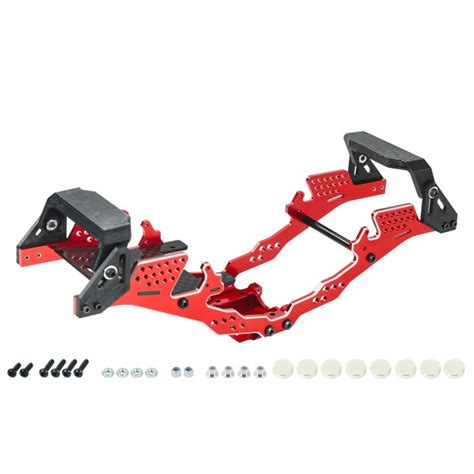 Aluminum/ Carbon Fiber Conversion Chassis Kit V2 (RED)