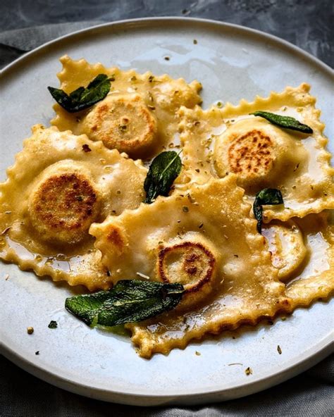 Vegan Ricotta Ravioli With Roasted Garlic School Night Vegan