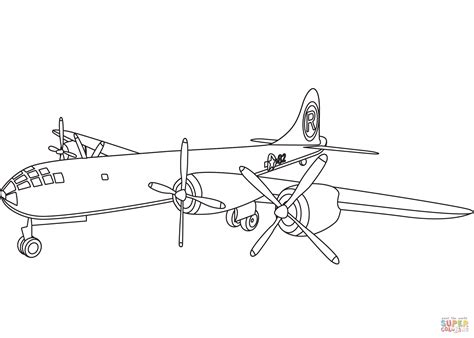 Enola Gay Coloring Page Free Printable Coloring Pages