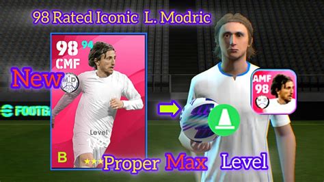 How To Train 98 Rated L Modric Max Level In Efootball 2024 Iconic L