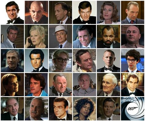 007 Actors Character Grid Quiz - By stevenmiller61