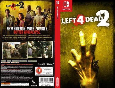 Left 4 Dead 2 box art : r/NintendoSwitchBoxArt